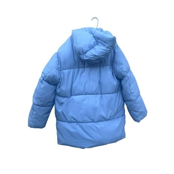Zara Kids Sky Blue Puffer Coat winter coat size 13-14 years old warm cozy preppy - Picture 2 of 5